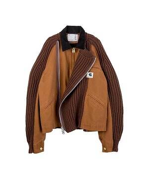 sacai×カーハート WIP「デトロイトジャケット」に中綿ジャケットを