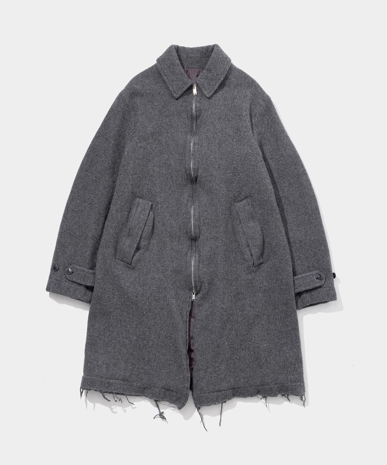 アンダーカバー限定ウールブルゾン＆切りっぱなし縮絨コート、原宿