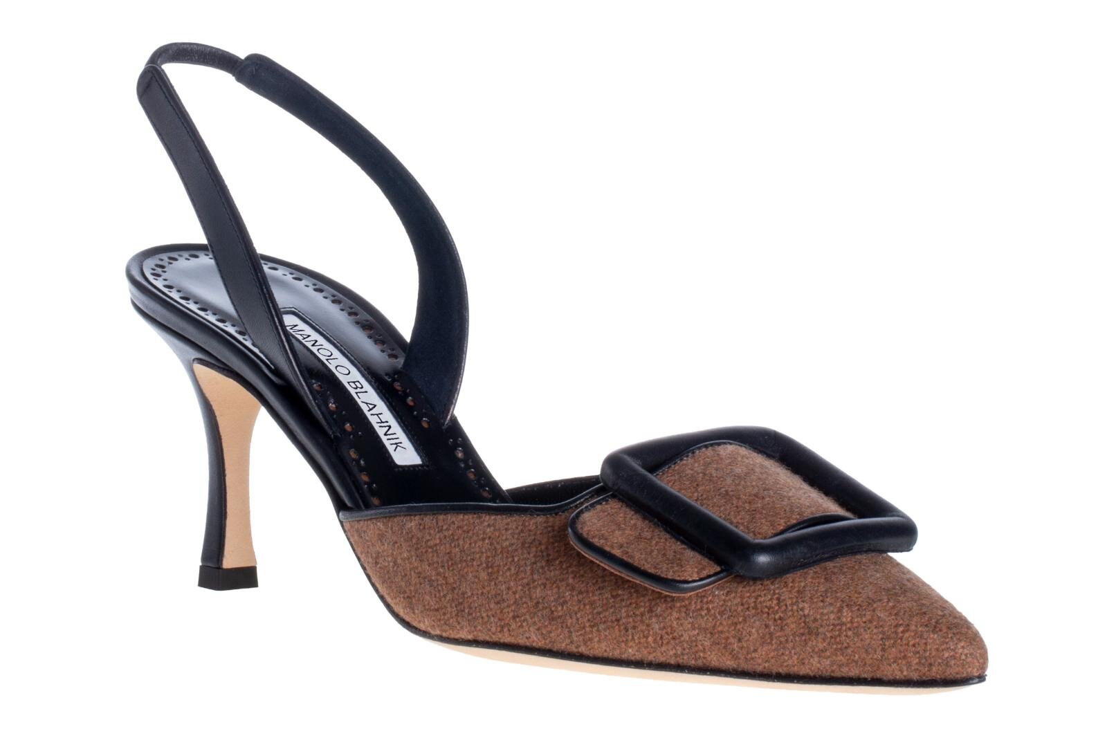 マノロ ブラニク「マンハッタンの街並み」着想のバイカラーパンプス