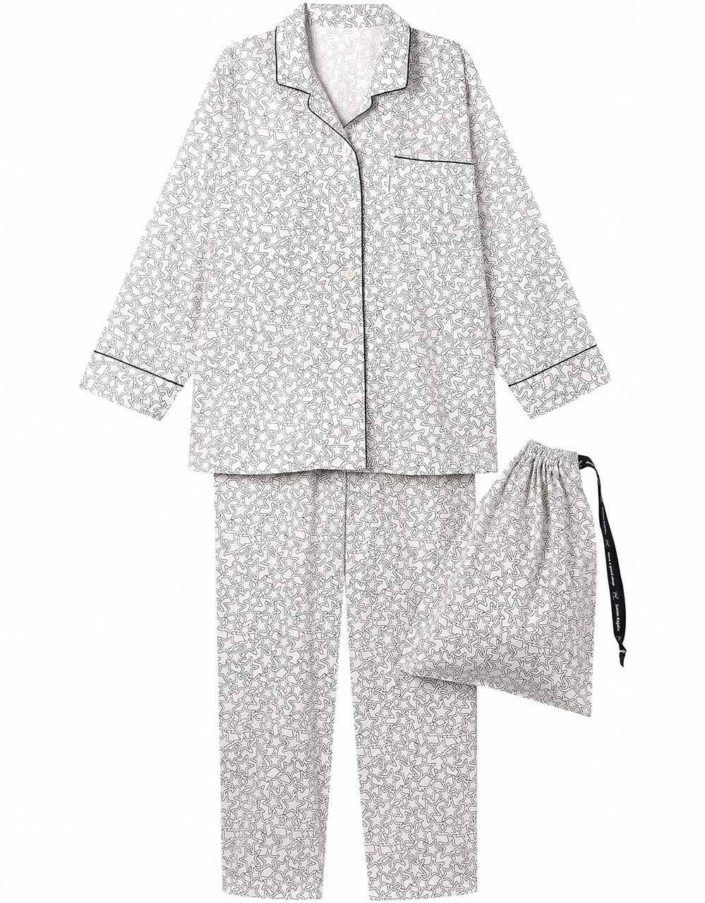 ワコール 睡眠科学×ミントデザインズ、“シックな星柄”やストライプの