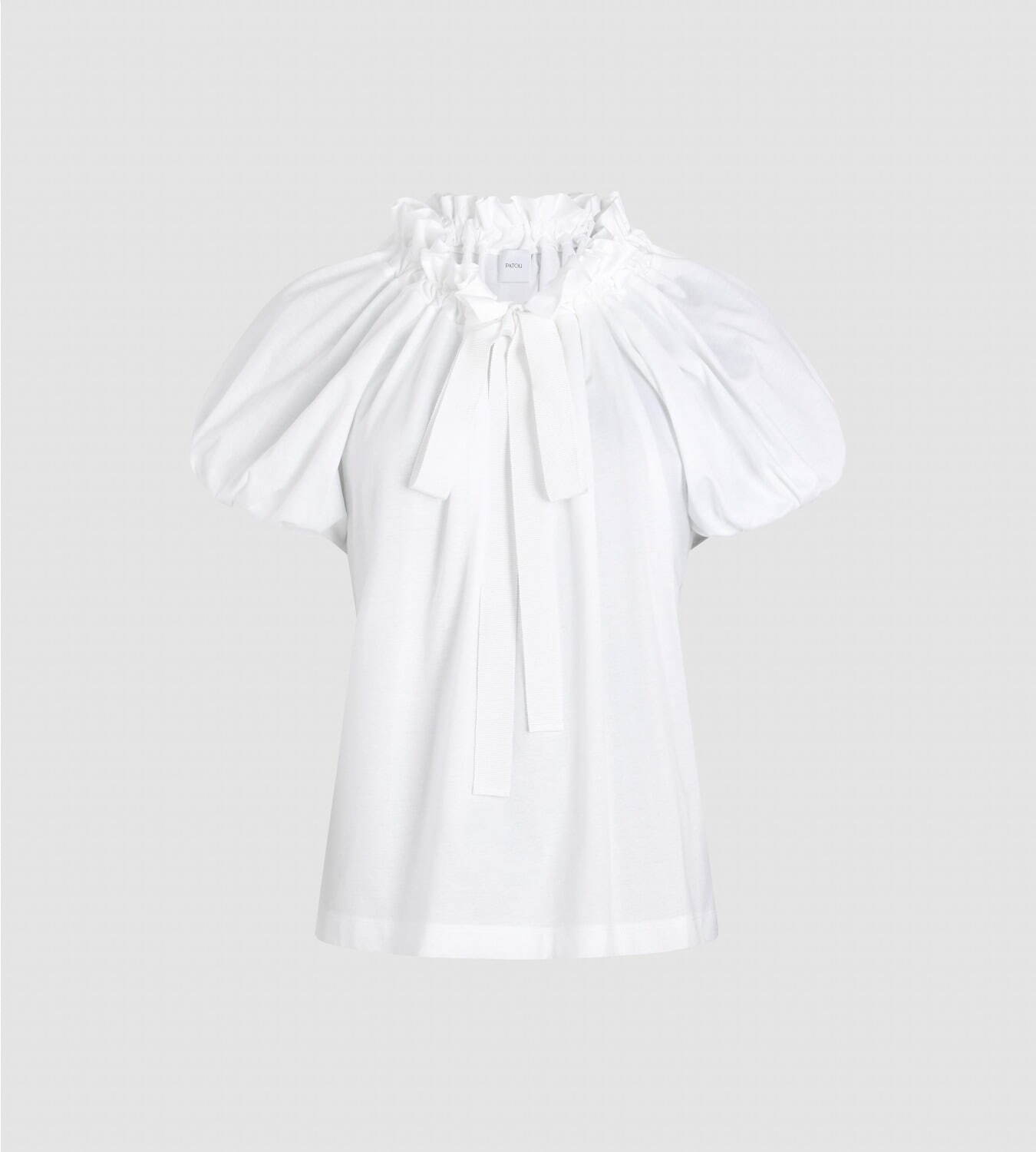 パトゥ“リボンタイ付き”ギャザーシャツ＆フーディー、大阪限定で