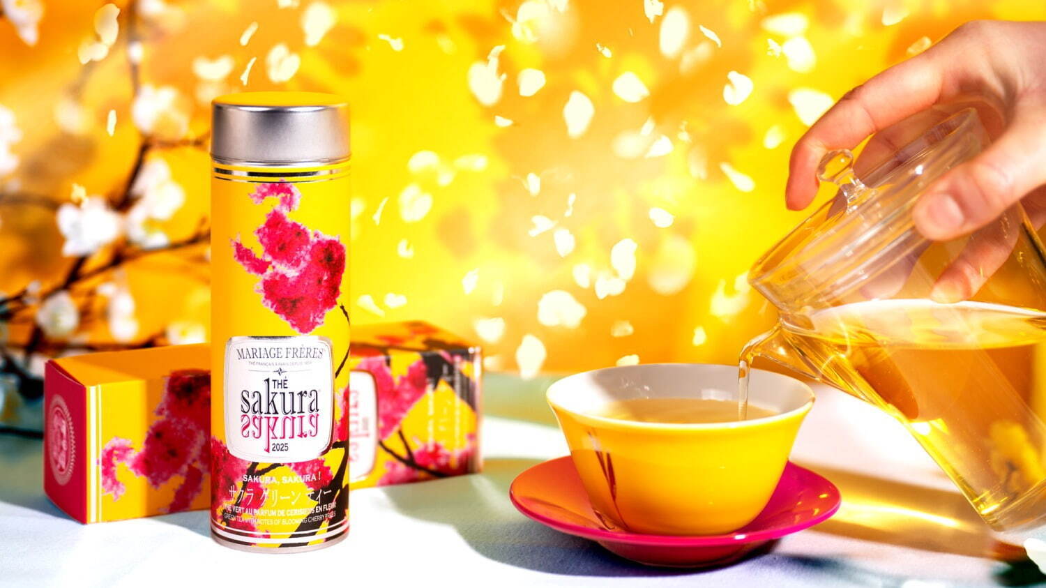 フランス老舗紅茶専門店「マリアージュ フレール」“桜香る”グリーン