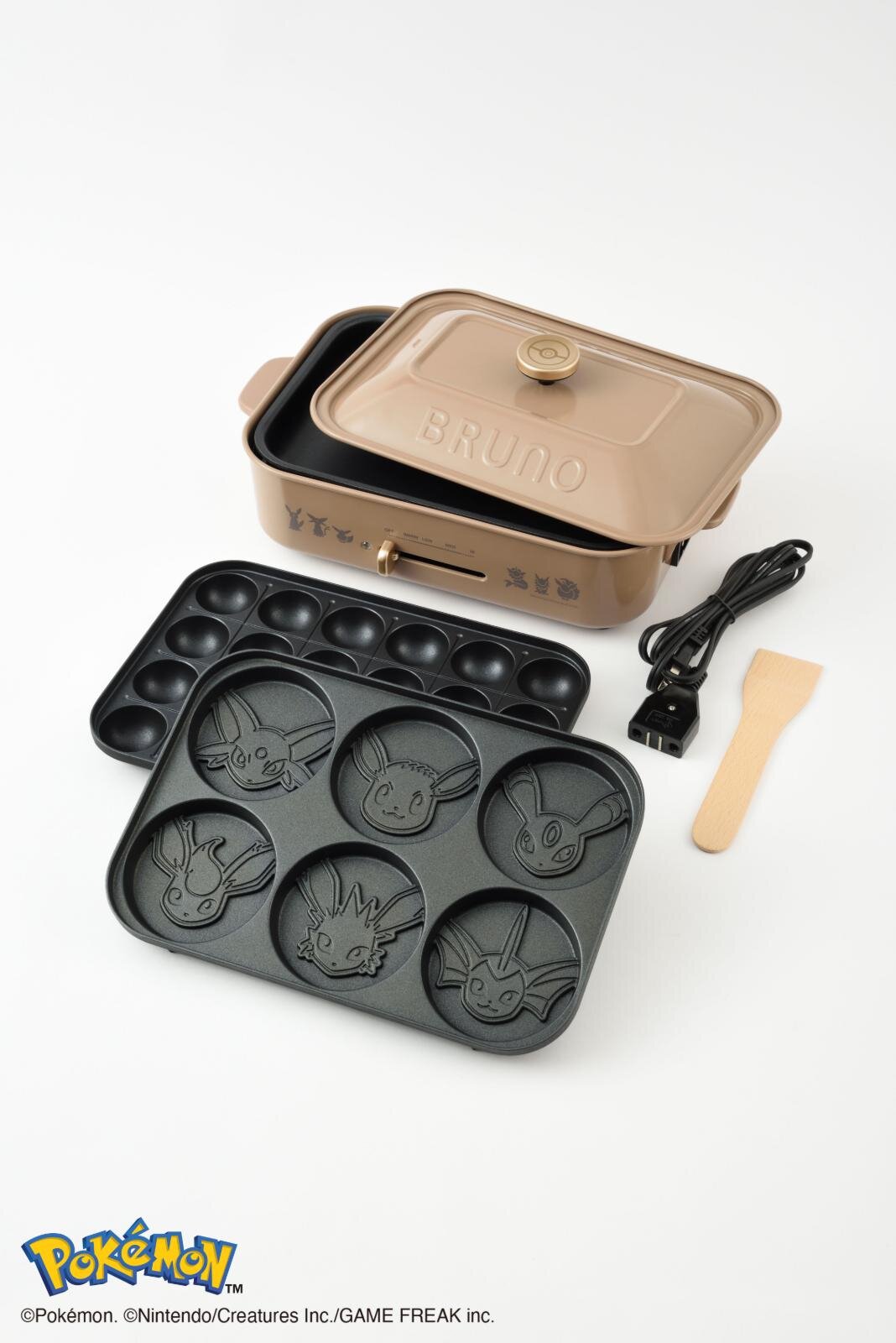 ポケモン「イーブイフレンズ」ミニパンケーキを焼けるホットプレートや