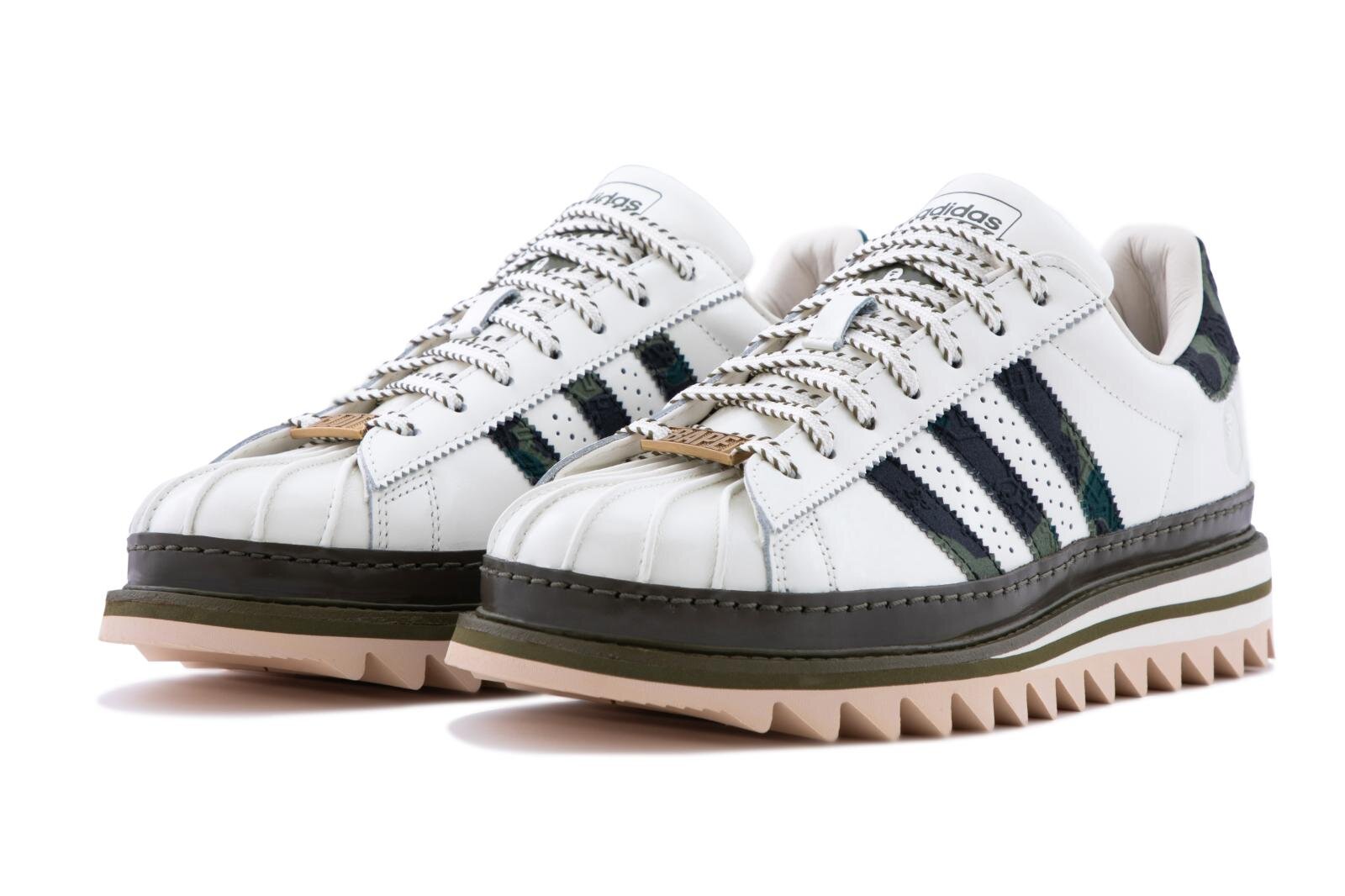 ベイプ×アディダス オリジナルス×クロットの「スーパースター