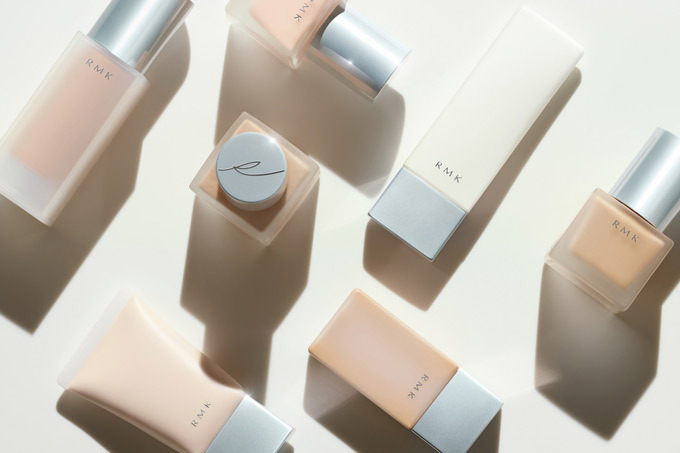 RMK ベースメイクのパッケージが一新 - 下地4種・ファンデ4種がより