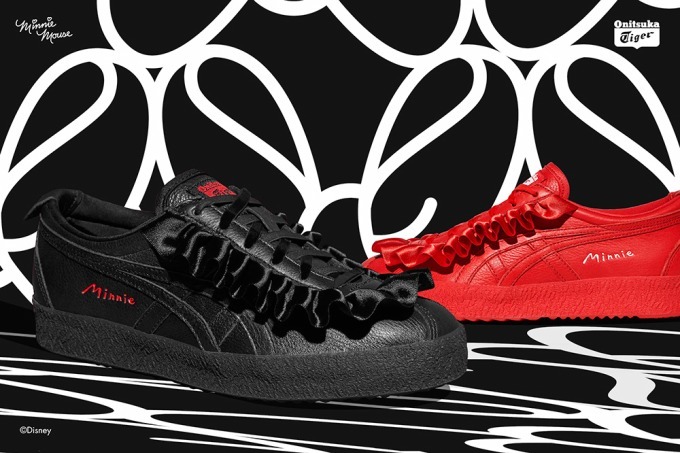 オニツカタイガー×ディズニーコラボシューズ、ミッキーの手＆ミニーの