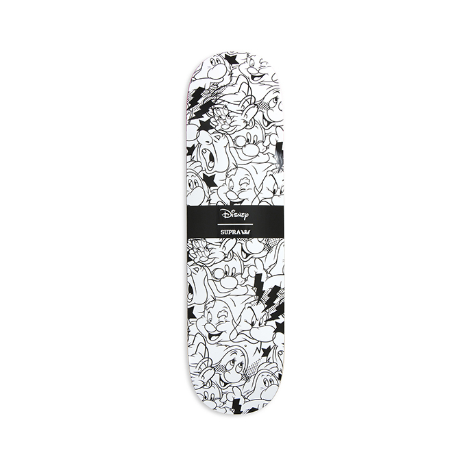 スープラ×ディズニー『白雪姫』キャラクター描いたスニーカーやウェア