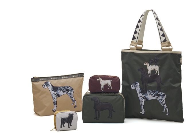 レスポートサック「犬」モチーフのバッグ＆ポーチ、スタイリスト風間