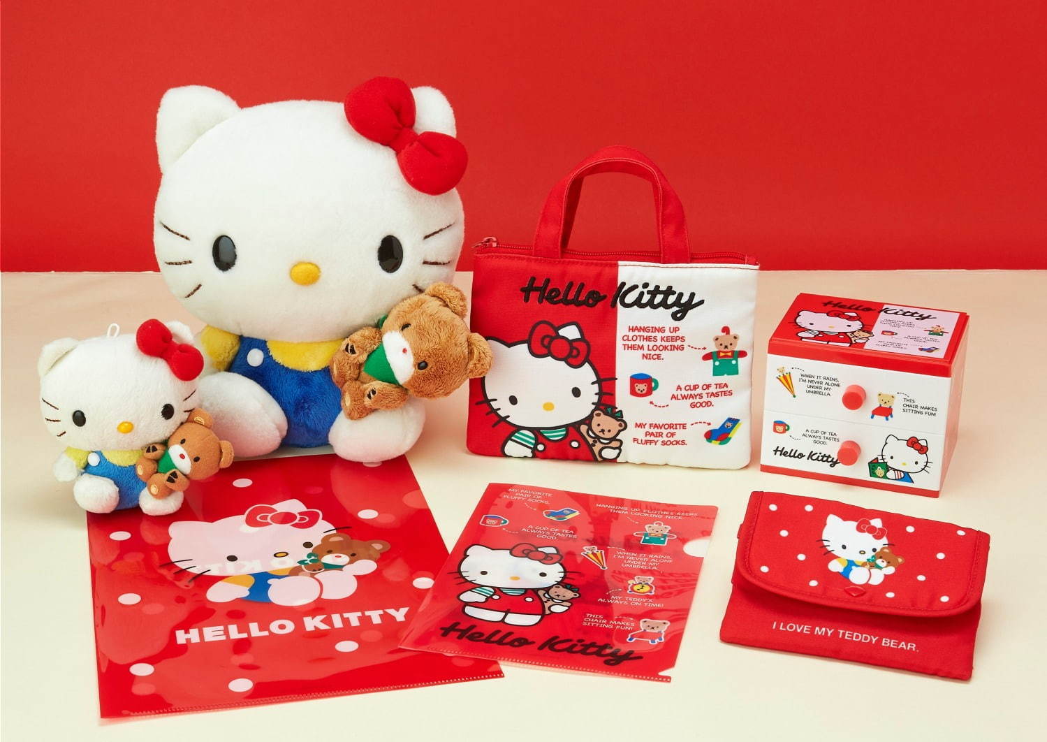 ハローキティ 45周年記念シリーズ」80・90年代の人気デザインを“今の私