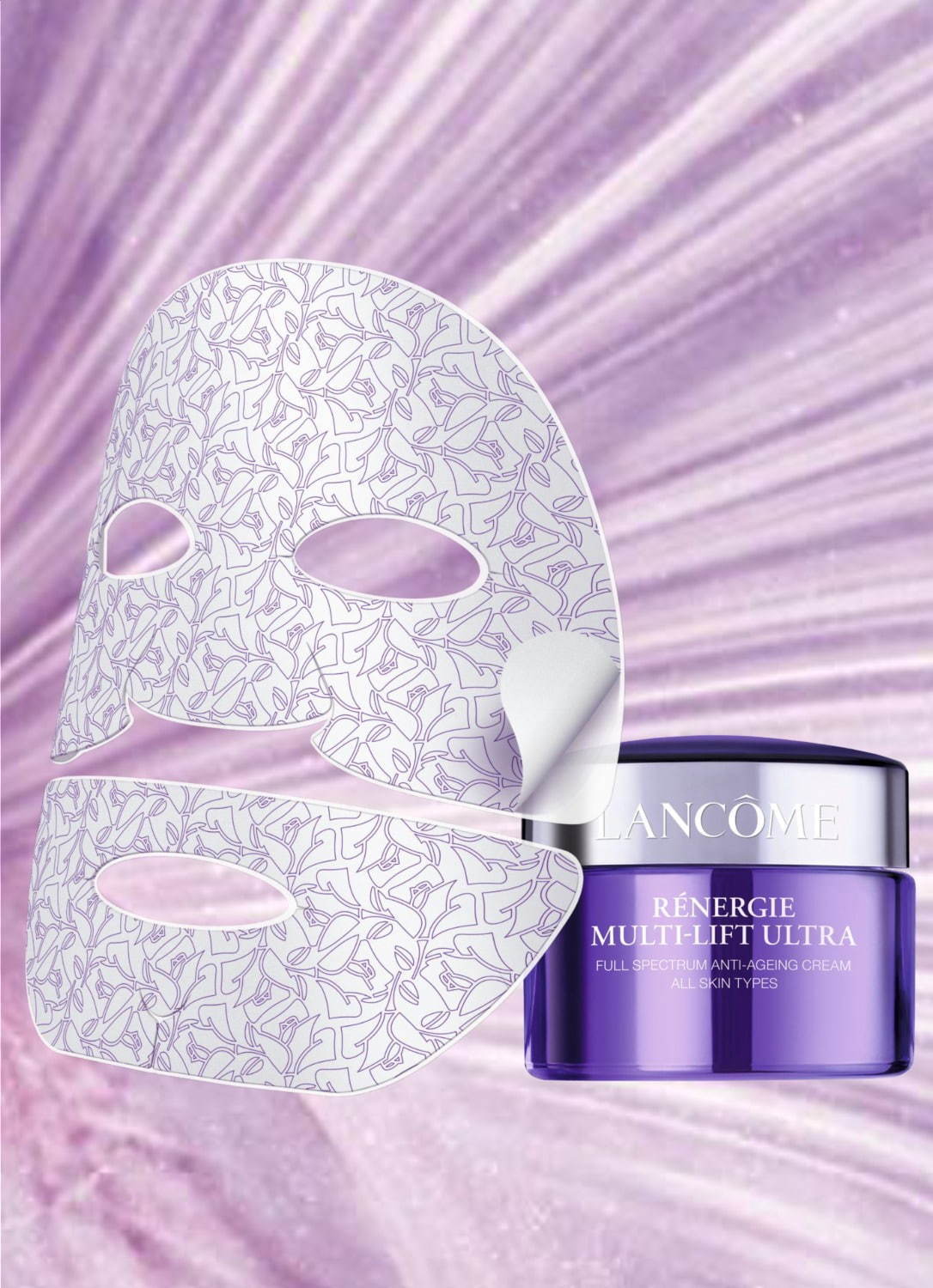 ランコム“クリームテクスチャー”の新感覚シートマスク、「レネルジー