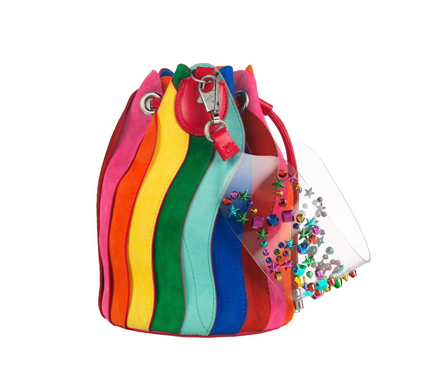 クリスチャン ルブタン“レインボーカラー”の限定シューズ、ポップな