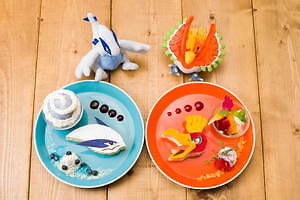 ポケモンカフェ「金・銀」伝説のポケモン“ルギア”と“ホウオウ”の