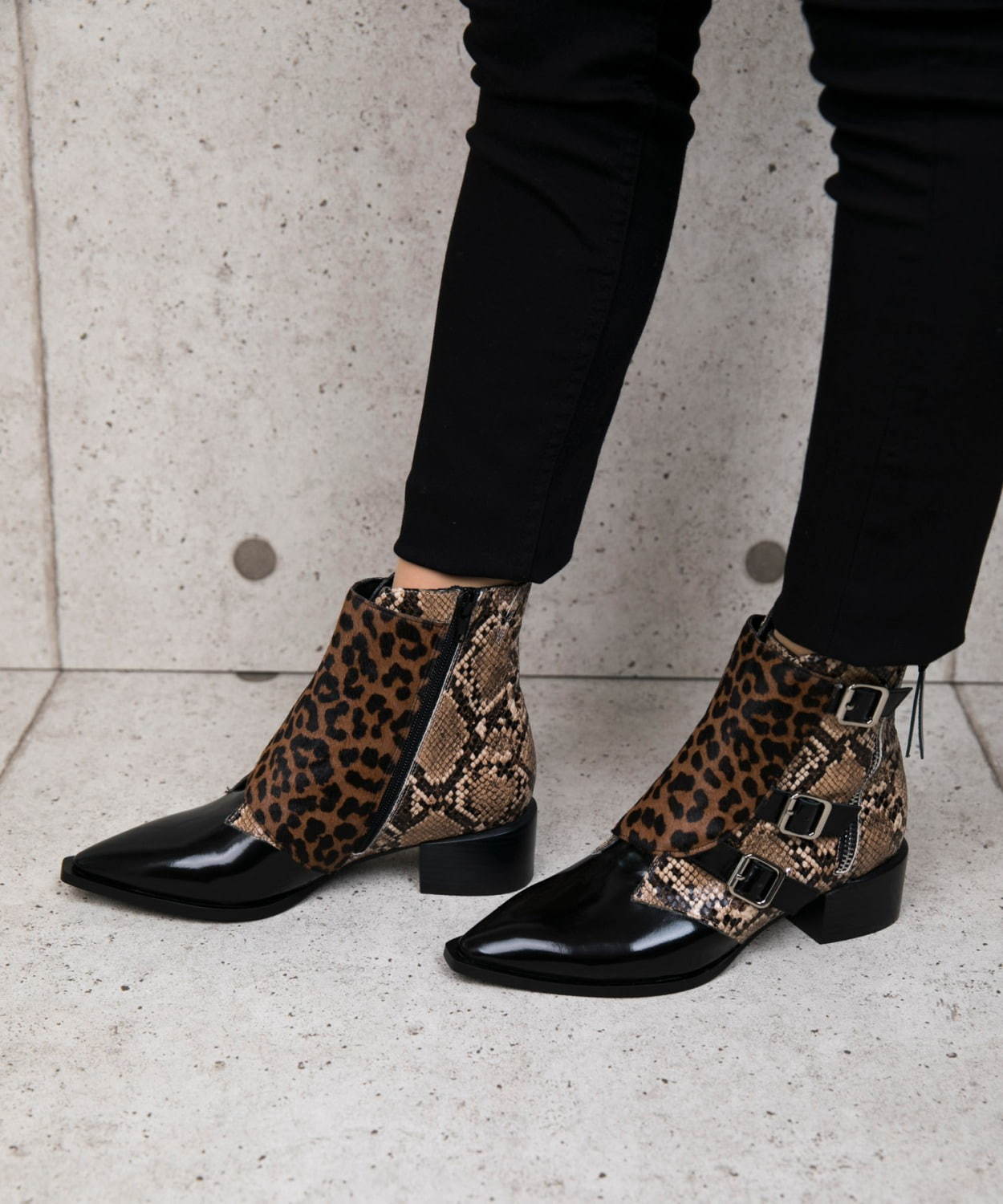 ジェフリーキャンベル、秋の新シューズは“ヒョウ柄”が主役 - ブーツや
