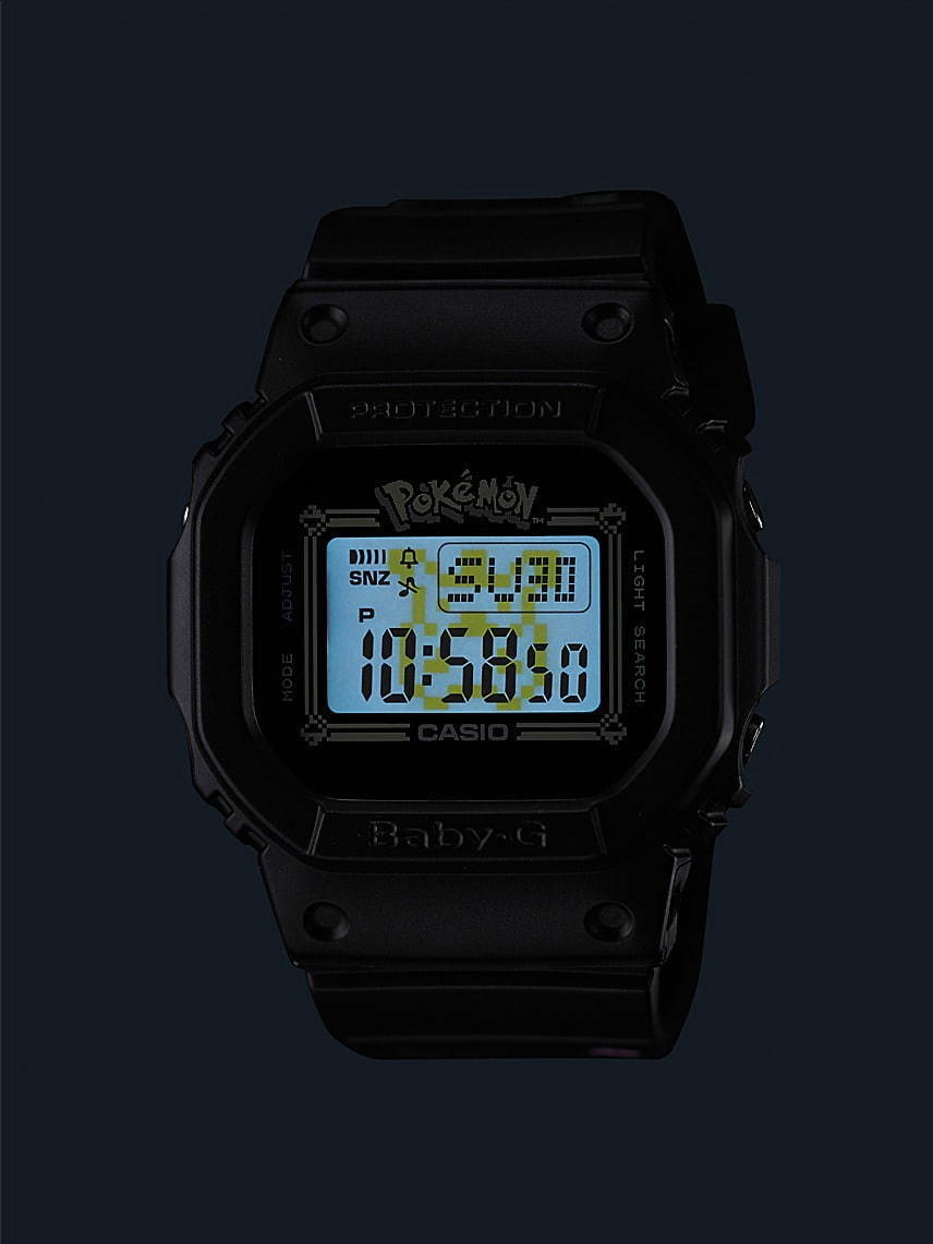 ポケモン「ピカチュウ」BABY-Gコラボウォッチ、モンスターボール型