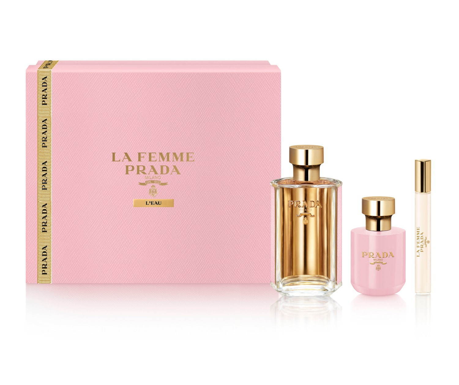 プラダ人気フレグランスの19年クリスマスコフレ、甘いキャラメル香る