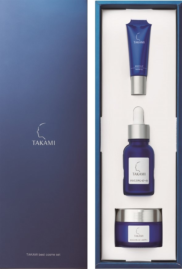 角質美容水「タカミスキンピール」がクリスマス限定デザインに、タカミ