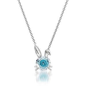 スタージュエリー ガールの新作「スノー ラビット」ネックレス＆リング