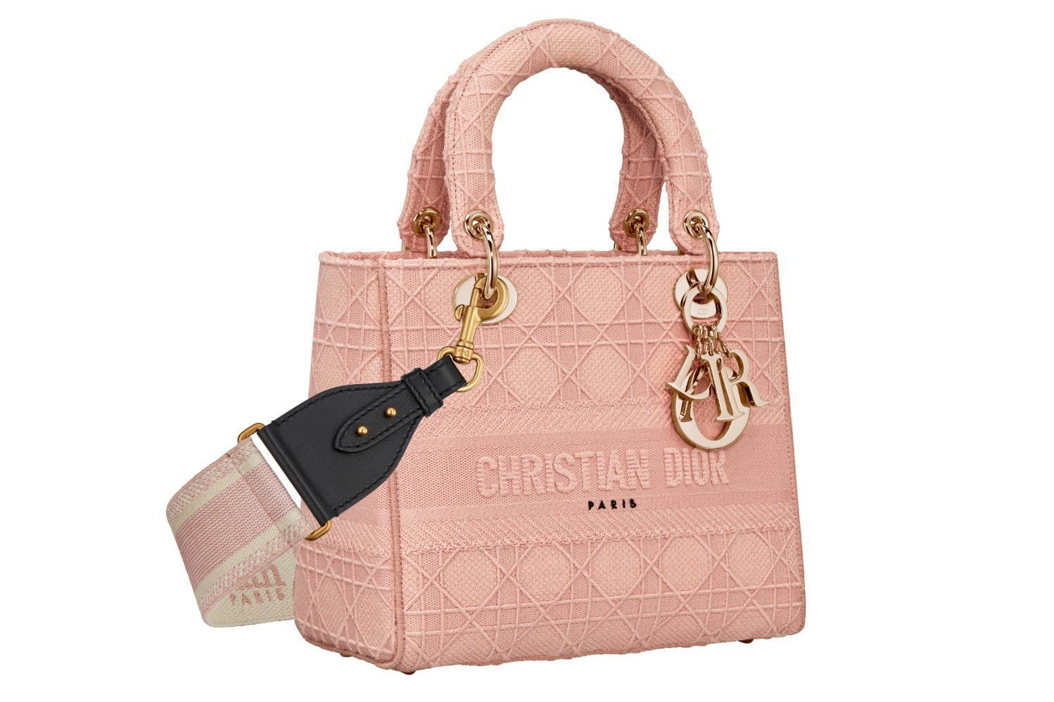 ディオールのアイコンバッグ「レディ ディオール」にキャンバス地、総