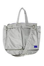 写真2/12｜sacai × ポーター、マチありヘルメットバッグ＆非対称