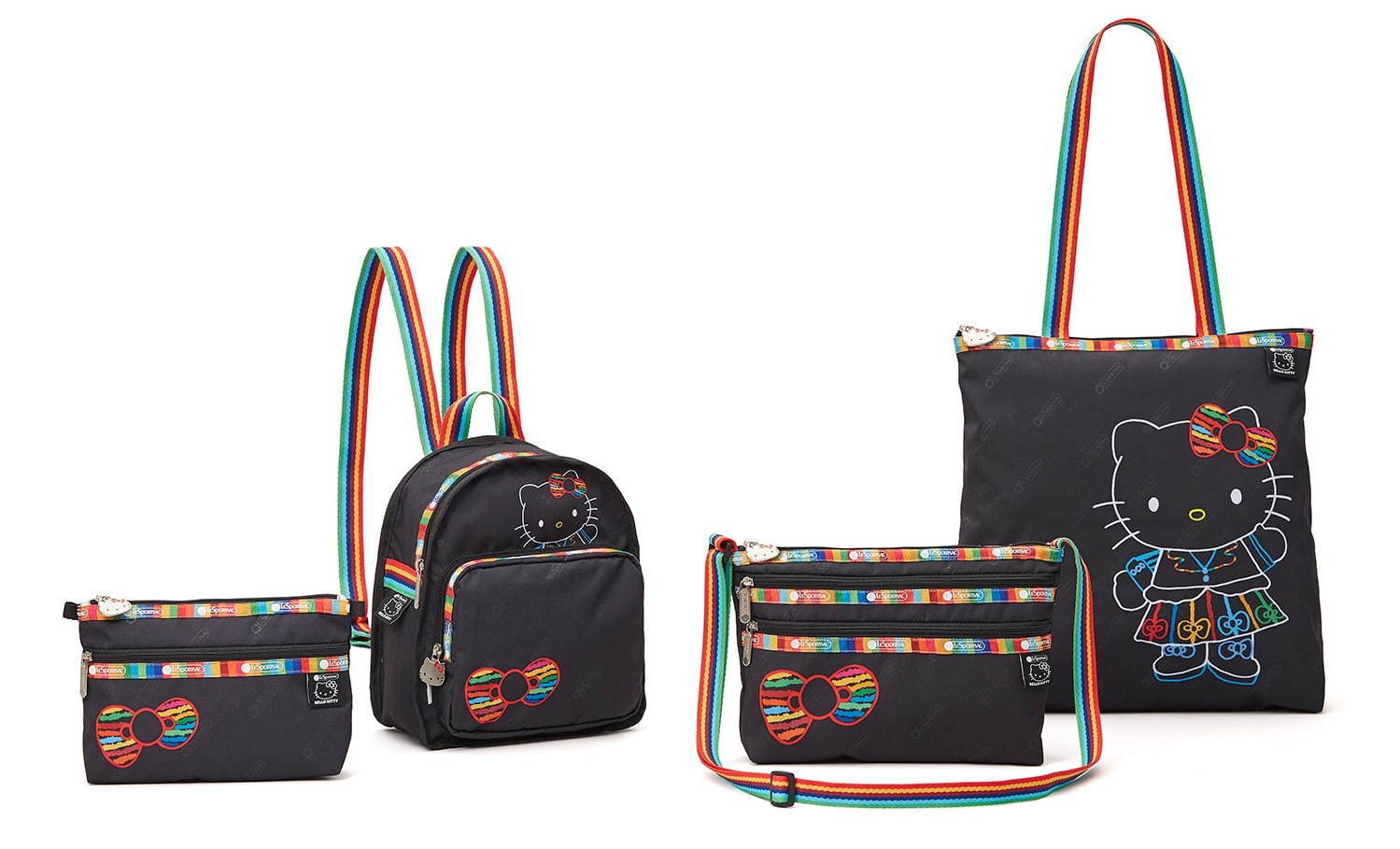レスポートサック×ハローキティ、NYにサンリオ人気キャラが集結する総