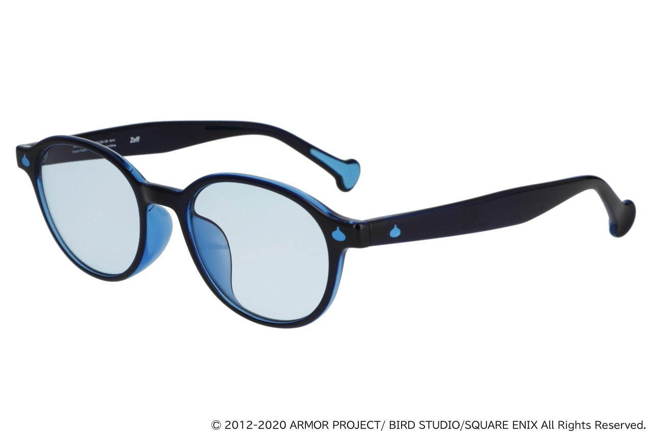 Zoff×ドラゴンクエストXのコラボアイウェア、スライムやはぐれメタルを