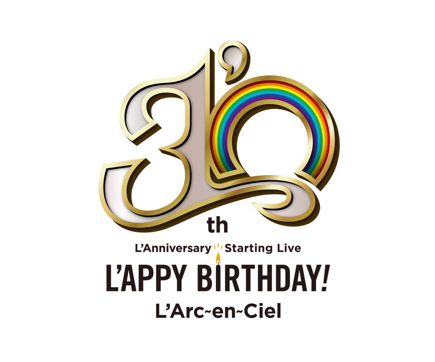 L'Arc〜en〜Ciel、結成30周年ライブ「L'APPY BIRTHDAY!」幕張メッセで