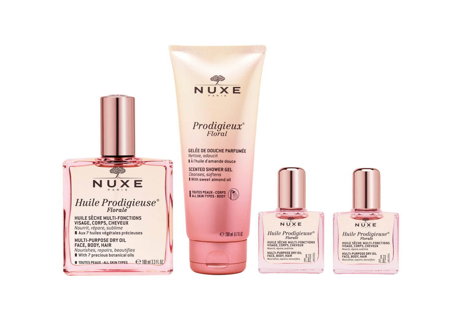 ニュクス「プロディジュー フローラル オイル」からシャワージェル