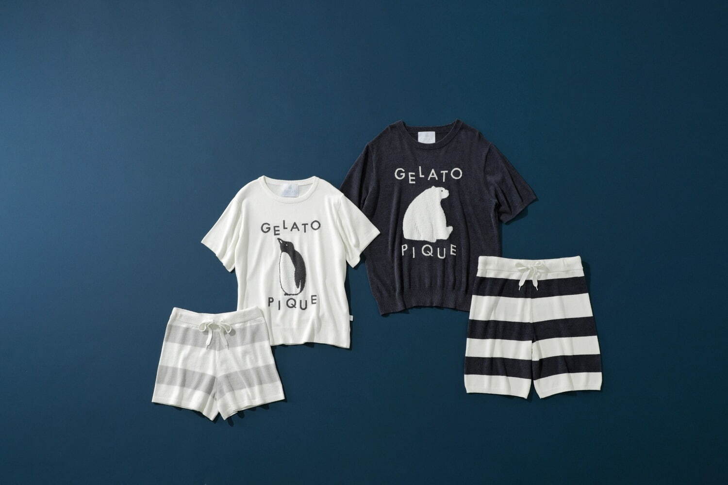ジェラート ピケ「シロクマ＆ペンギン」の“ひんやり”ルームウェア