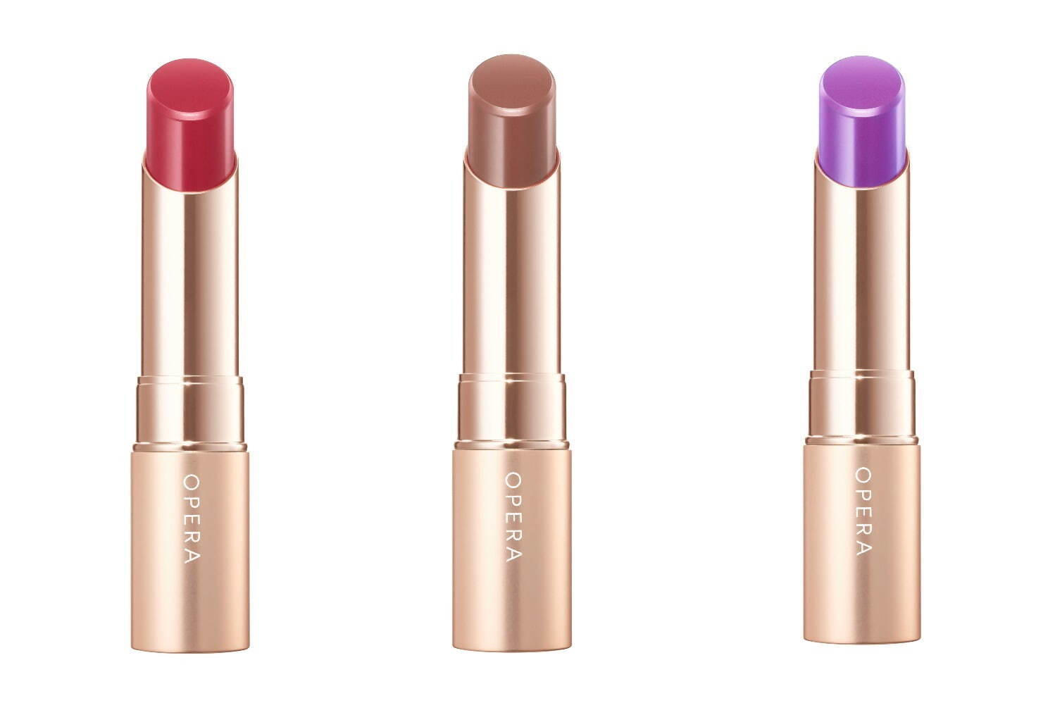 オペラ22年春コスメ、「リップティント N」の甘美なパープルリップ