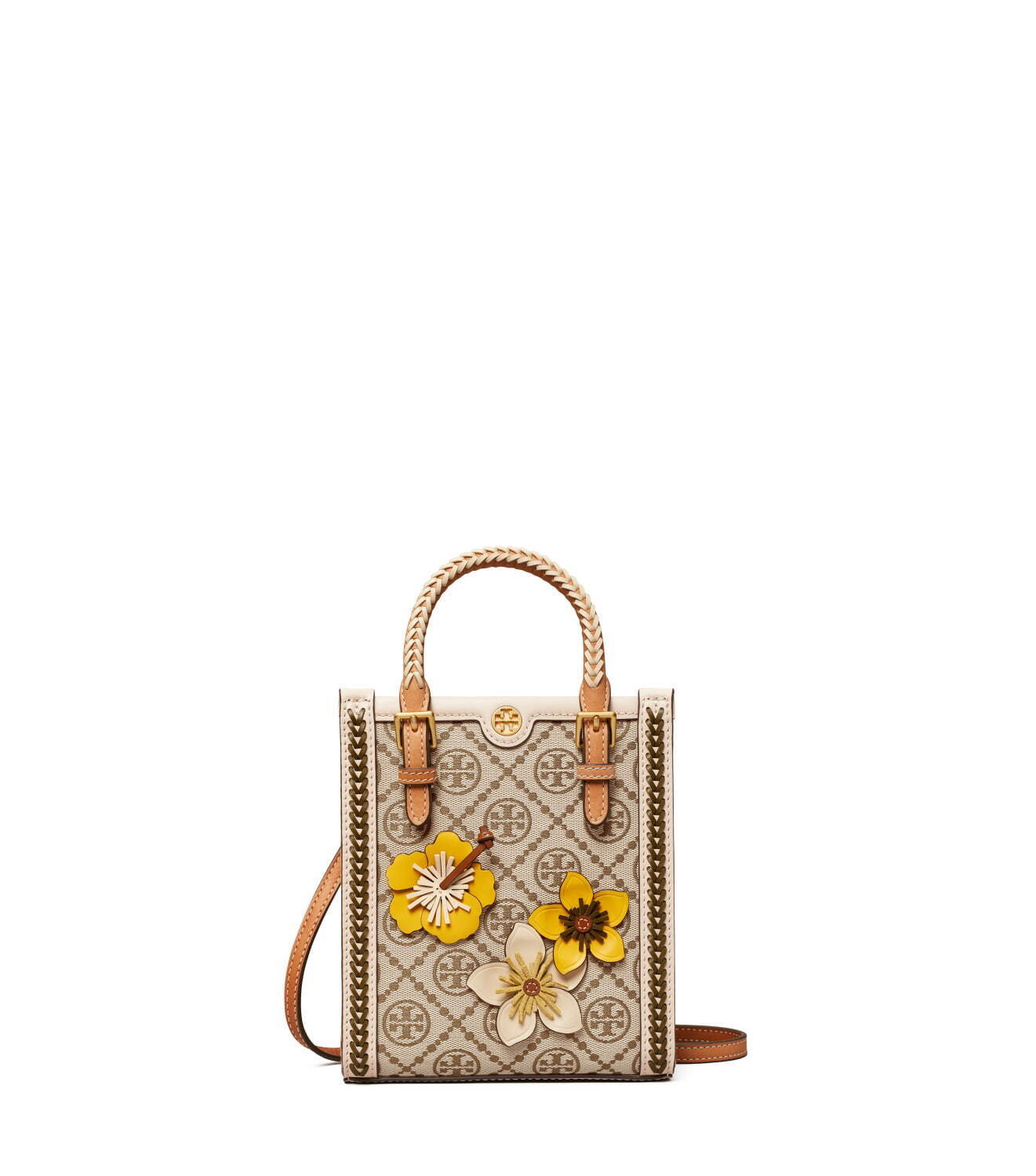 トリー バーチ22年春夏“フラワーモチーフ＆手編みステッチ”を施した「T