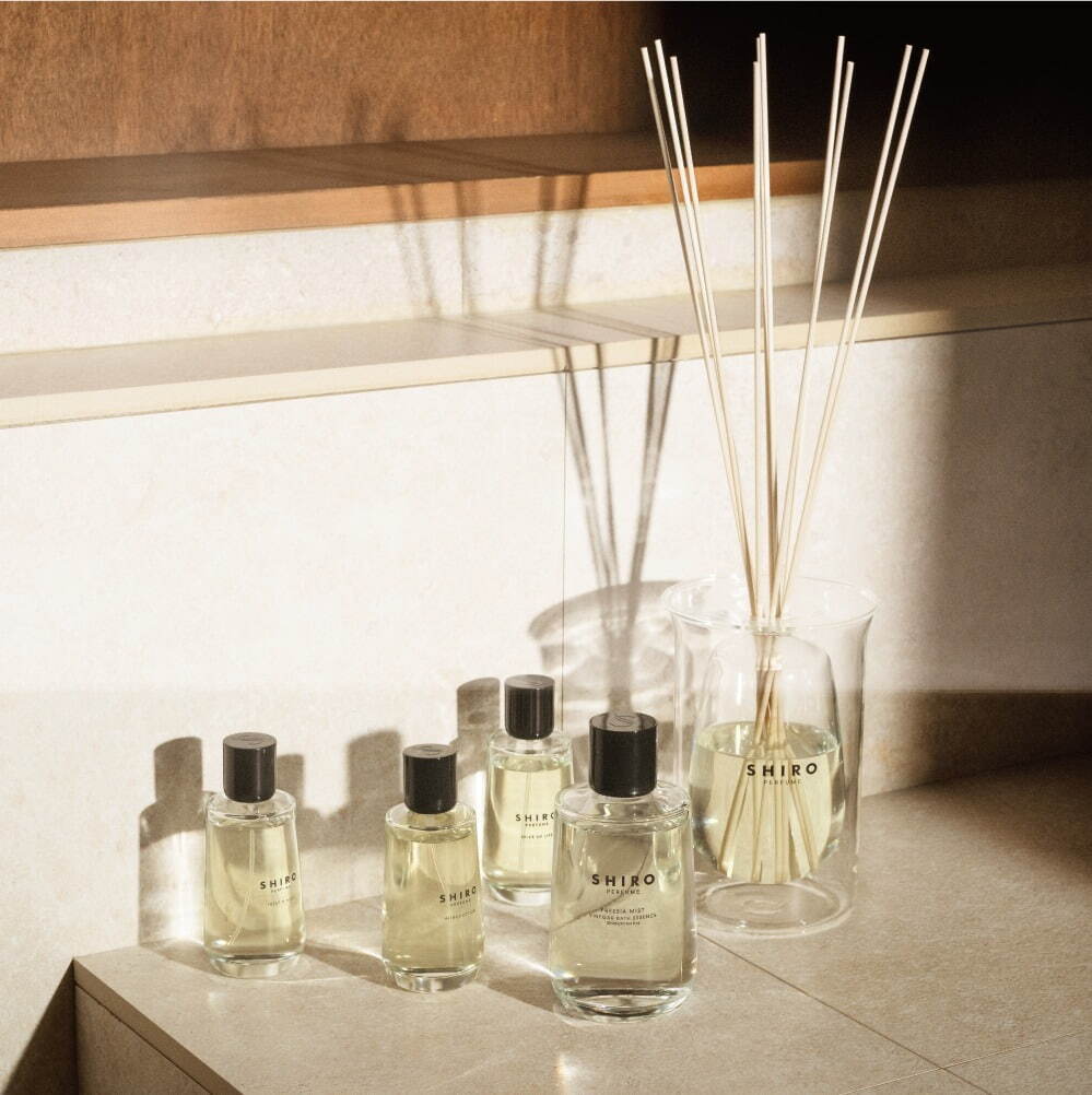 SHIRO香りのエクスクルーシブライン「SHIROパフューム」に初の