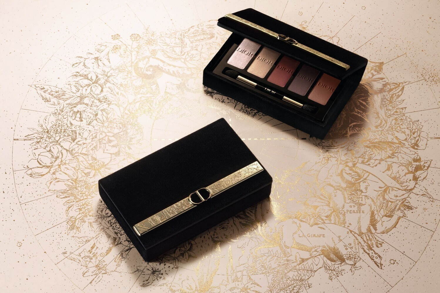ディオール2022年クリスマスコスメ“星座モチーフ”のメイクパレット