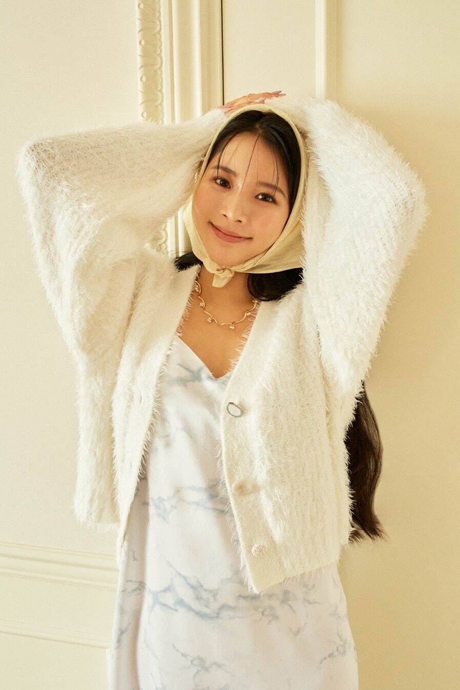 ジェラート ピケ×リリー ブラウン ランジェリー、「ポインセチア」柄