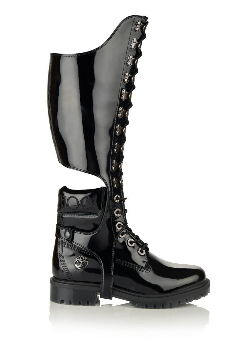 ジミー チュウ×ティンバーランド、”クリスタル”煌めくヒールブーツ