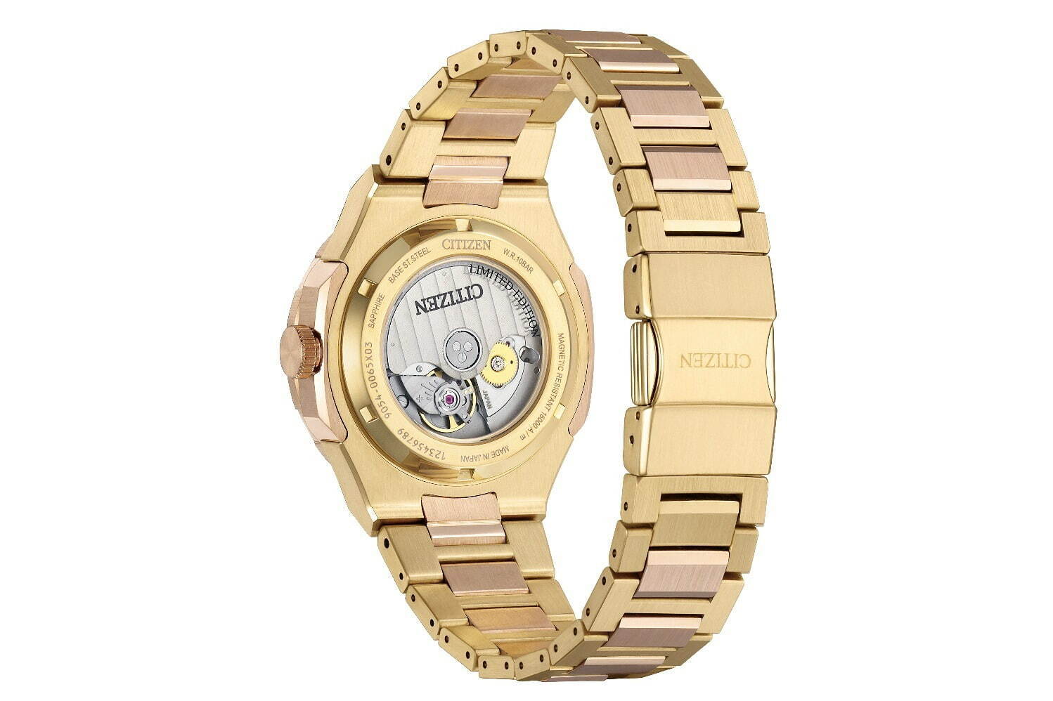 シチズン シリーズエイト初のGMT腕時計、異なるゴールドのケース