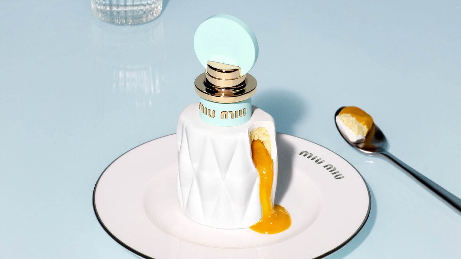 ミュウミュウ23年春フレグランス、アジアのデザート「マンゴーポメロ