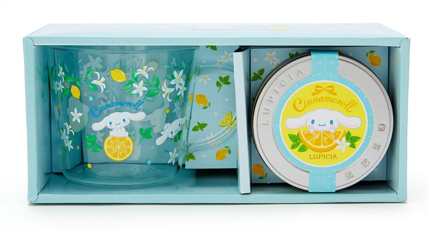 サンリオ×ルピシア“フルーツ柄”耐熱ガラスマグ＆紅茶ギフトセット