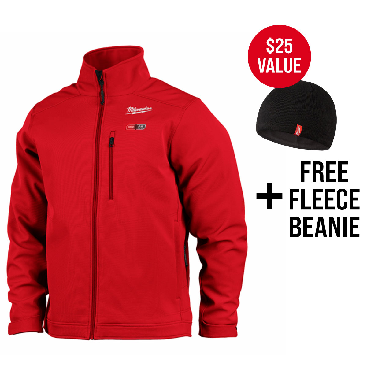 Milwaukee M12 Heated Toughshell Jacket Kit – Red XL » Fastek Inc