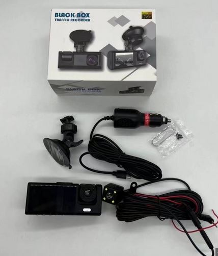 Câmera Veícular Black Box Traffic Recorder Super Hd 1296p Ms