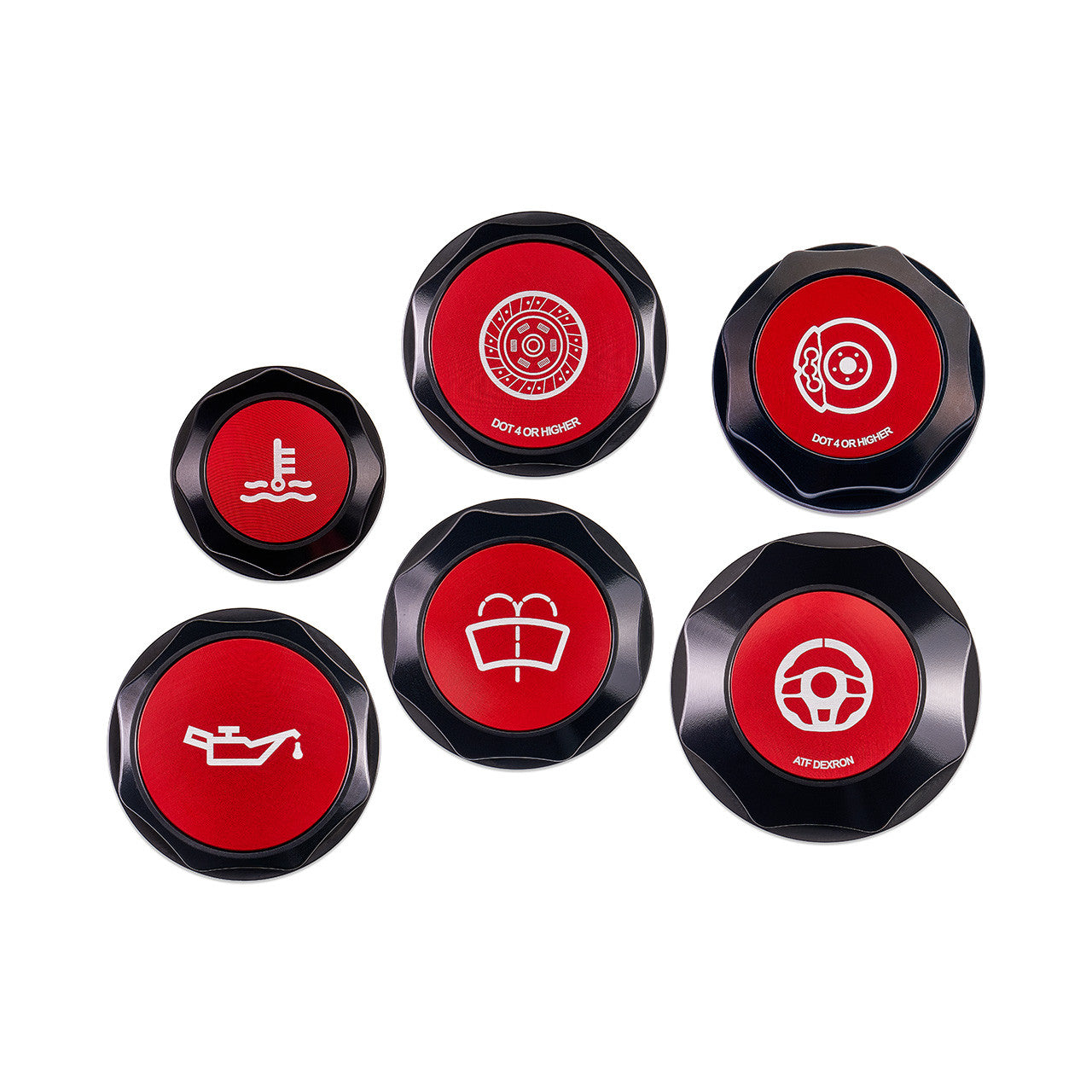 IAG Revolve Engine Dress-Up Cap Kit 2002-2007 WRX/STI 2004-2008