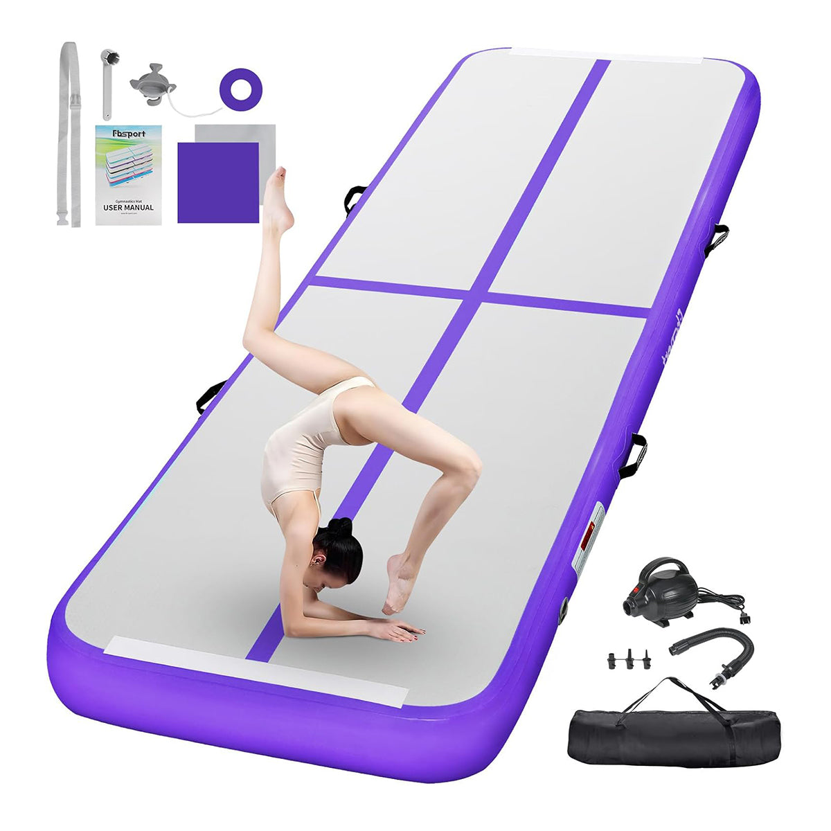 fbスポーツ エアマット ブルー 3mエアーマット200 2×3m｜NGCスポーツ｜体操