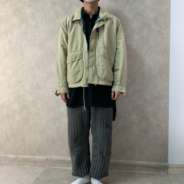 80年代 90年代 パタゴニア ナイロンジャケット ベージュ デカタグ