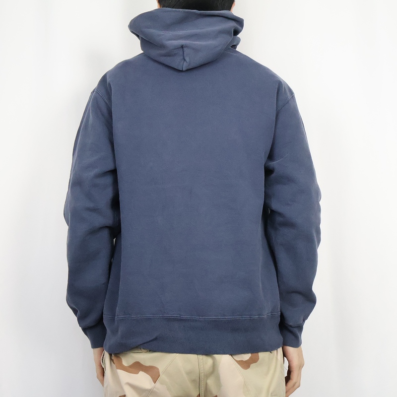 90年代 90s チャンピオン アメリカ製 ネイビー 紺 スウェットパーカー