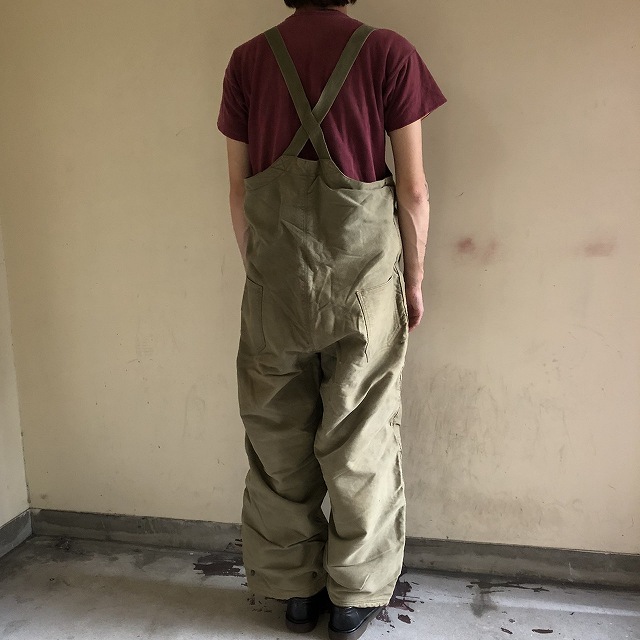 40年代 ユーエスネイビー アメリカ海軍 デッキ オーバーオール ウール