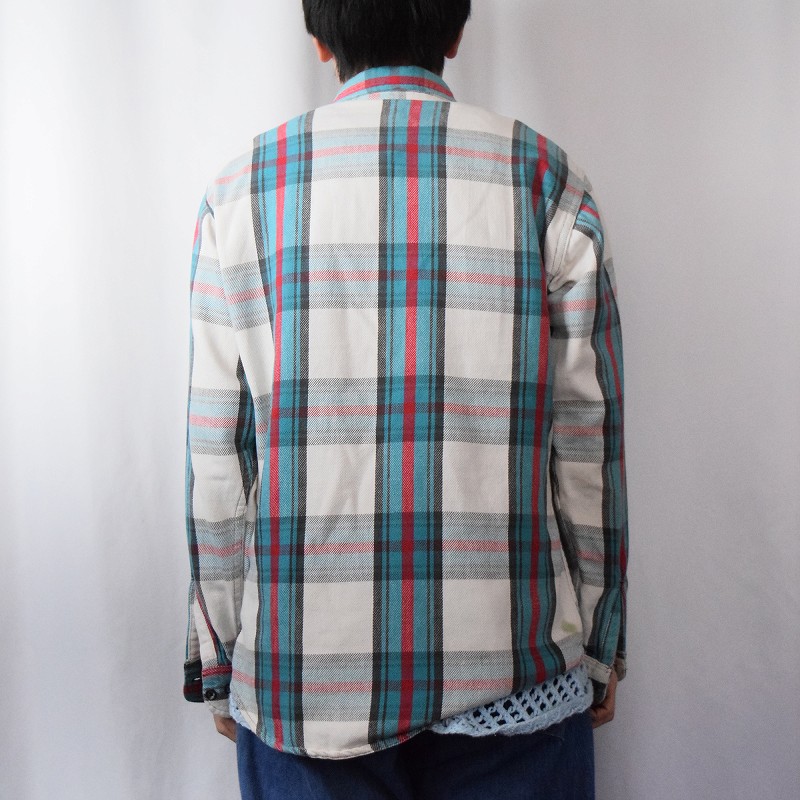 80s 80年代 セントジョーンズベイ 長袖 ビッグマックフランネルシャツ