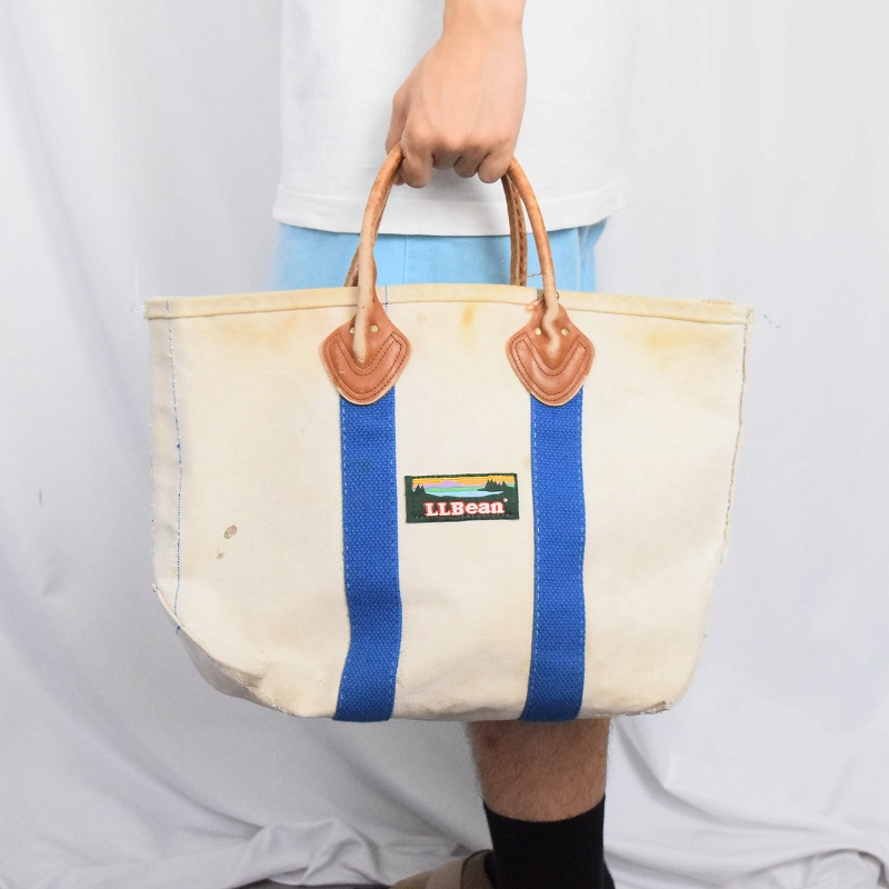 90年代 90s エルエルビーン アイボリー 生成り アウトドア かばん 鞄