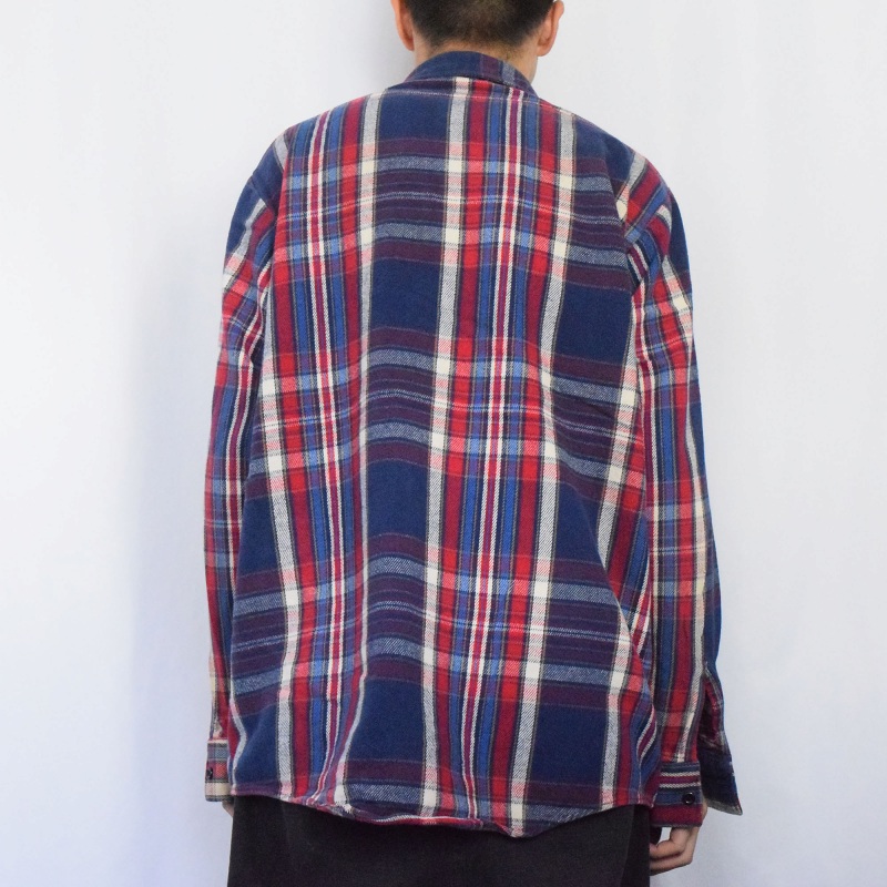 80s 80年代 アメリカ製 チェック柄 ワーク | ビンテージ古着屋Feeet