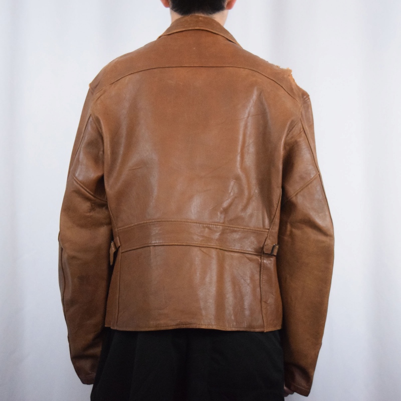 40s 40年代 ウィンドワード 革ジャン コの字 VTALON レザージャケット