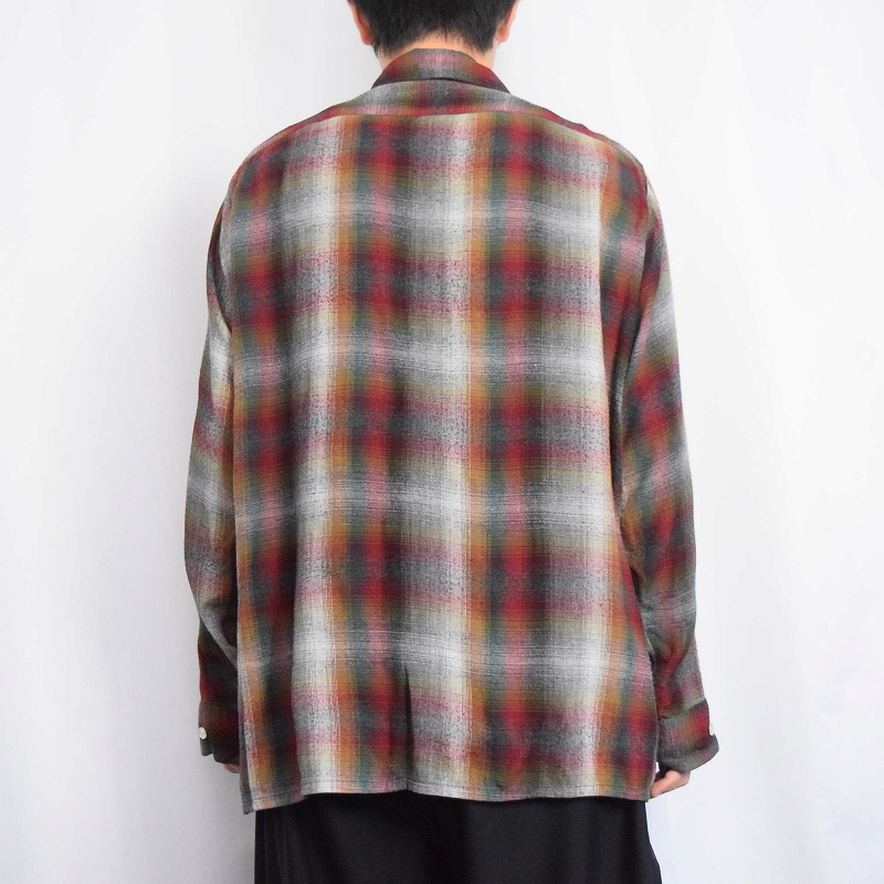 アロー 50s 50年代 60s 60年代 オンブレ シャドーチェック レーヨン