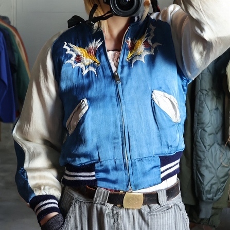 70s 70年代 スーベニア スカジャン 鷹 │ヴィテージ古着屋Feeet 通販